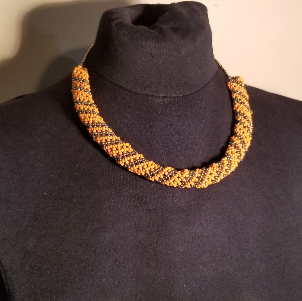 Beaded choker